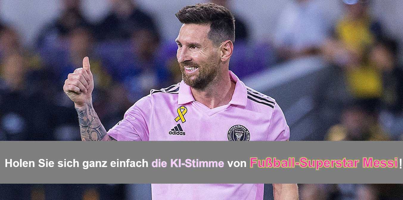 Messi KI Stimme