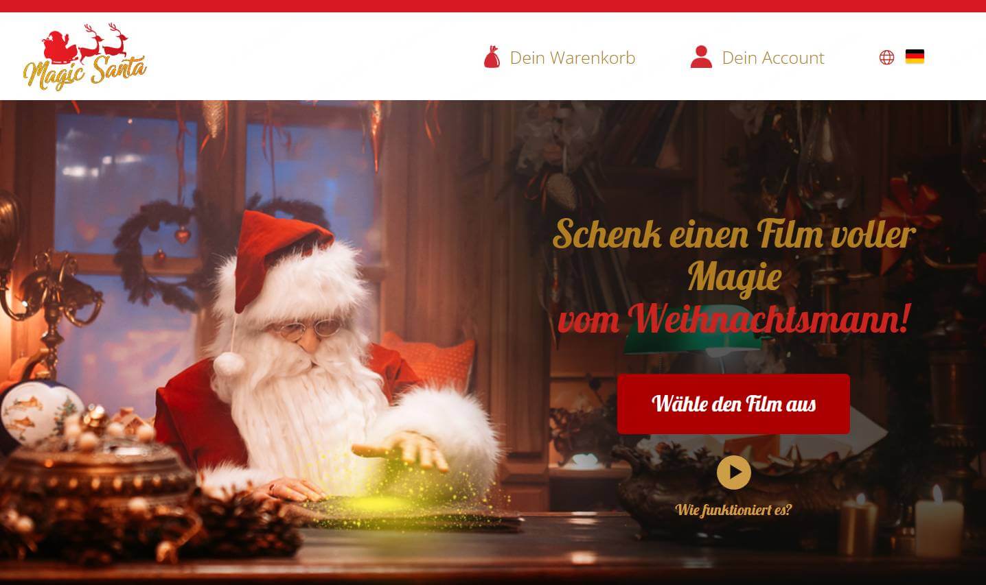 MagicSanta - Professionelles Tool für personalisierte Weihnachtsmann-Videos