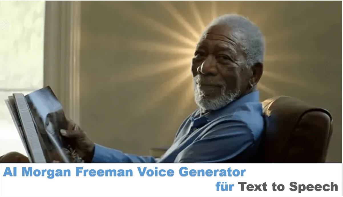 AI Morgan Freeman Voice Generator für Text to Speech 98% gleich