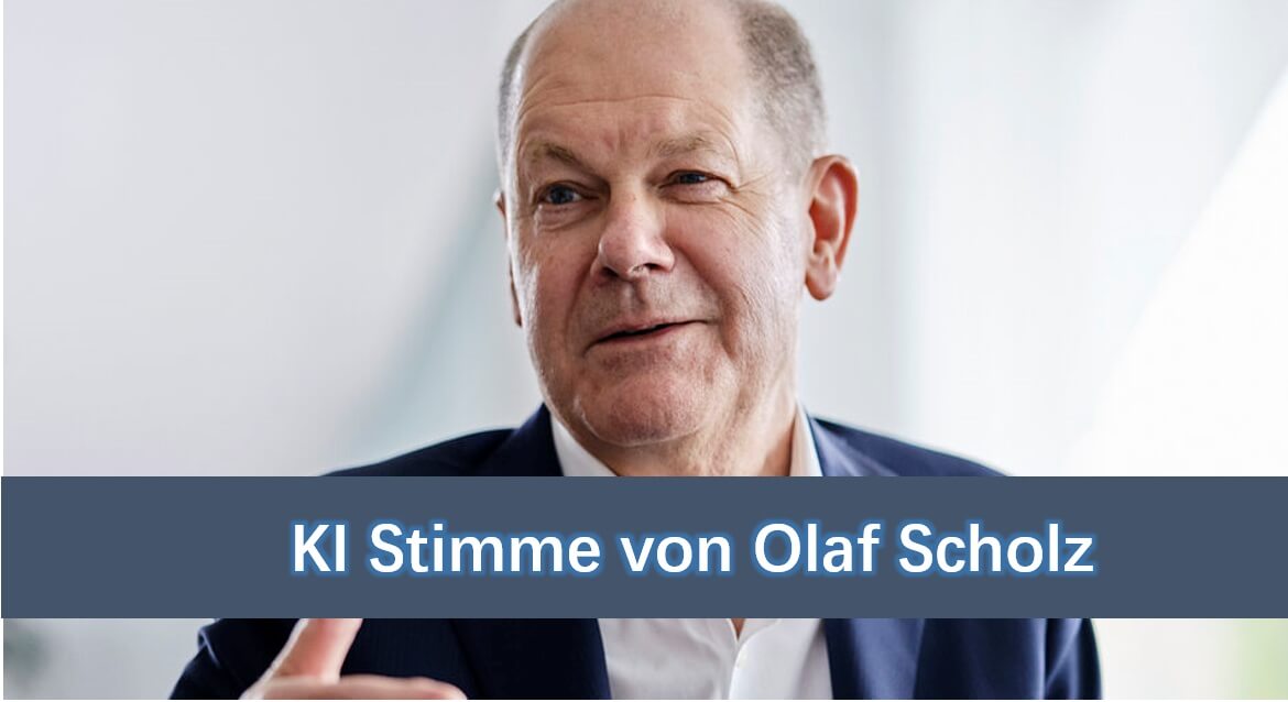 KI Stimme von Olaf Scholz