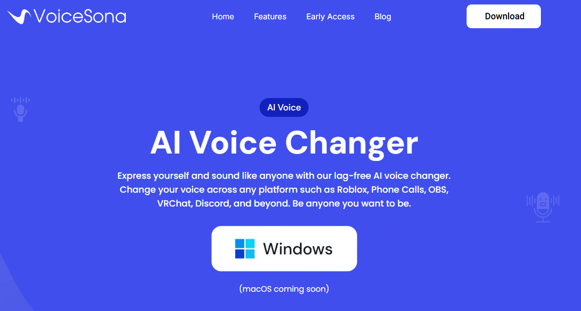 VoiceSona-Animie Voice Generator