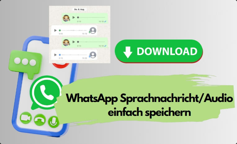 whatsapp audio speichern