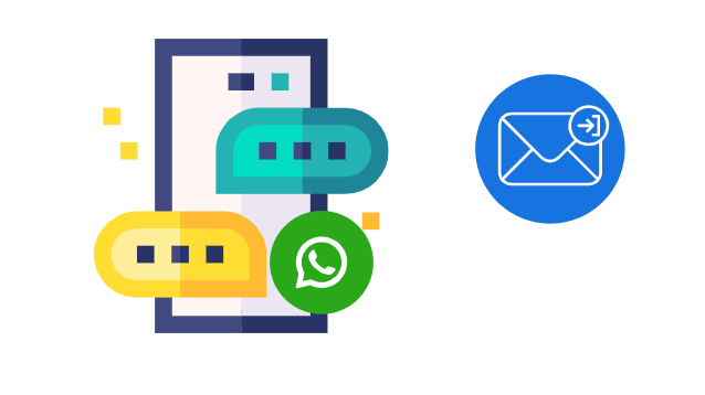 per email exportierte whatsapp chats importieren