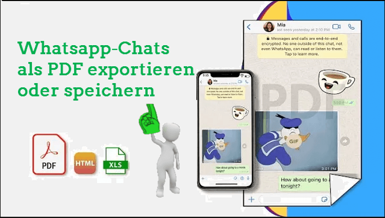 Whatsapp Chats als PDF exportieren