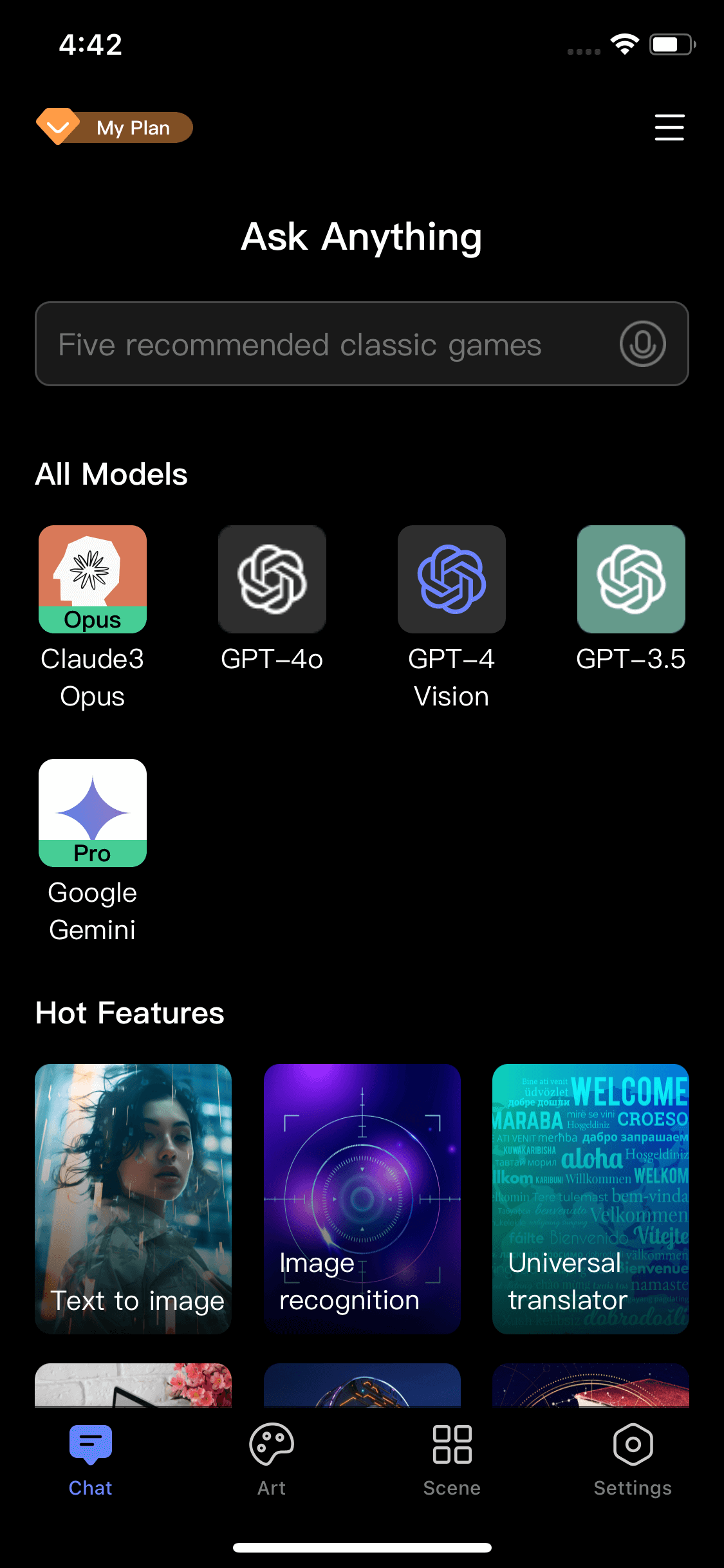 iMyFone ChatArt App starten