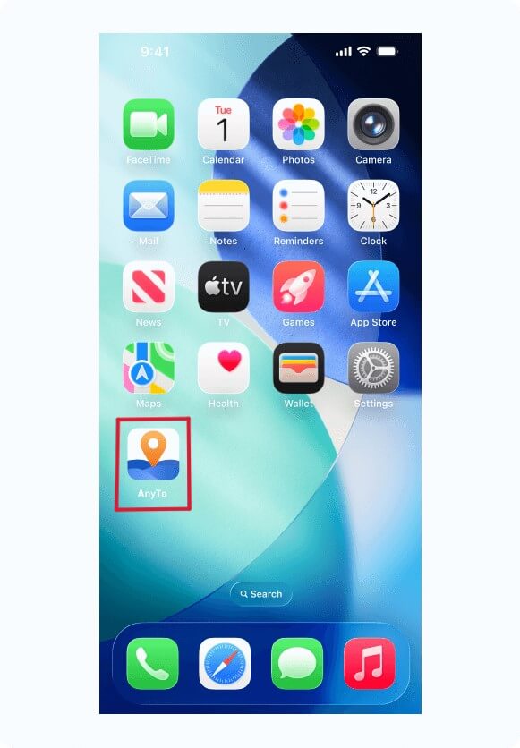 Auf AnyTo Symbol klicken