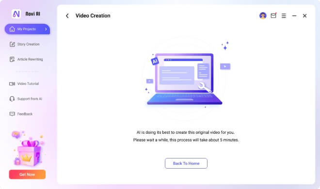 KI Video aus Text mit Novi AI erstellen