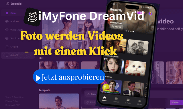 iMyFone DreamVid: Funktionen auf einen Blick