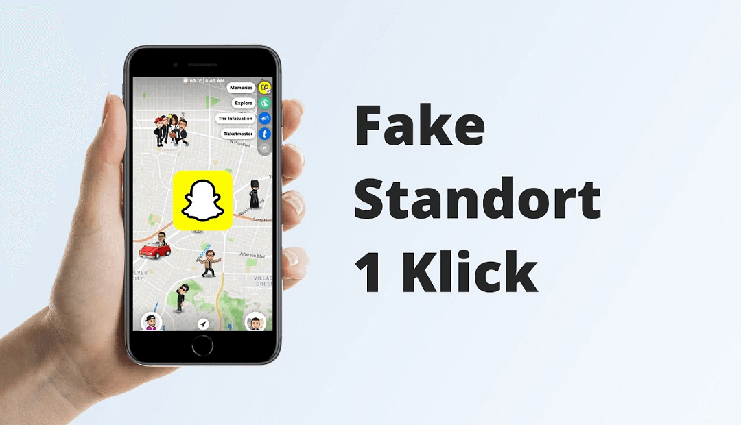 snapchat standort mit anyto ändern