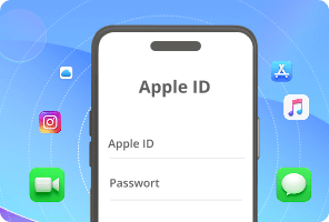 Apple-ID und Passwort eingeben