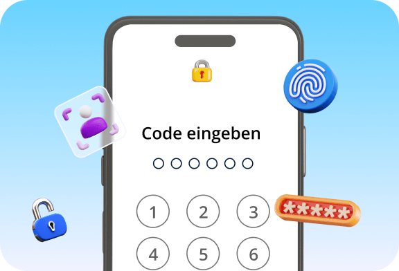 Symbol zum iPhone-Entsperren