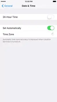 Kontrollér iPhone's dato- og klokkeslætsindstillinger