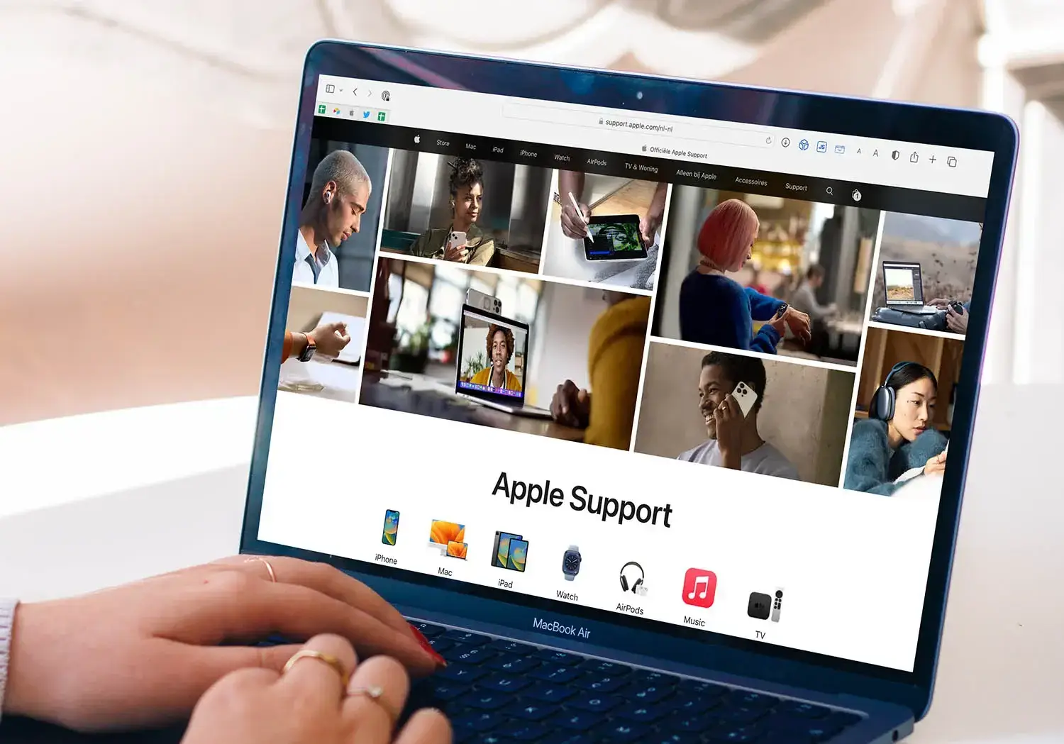 Apples tekniske support