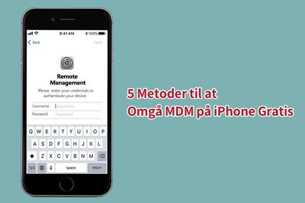 5 Metoder til at Omgå MDM på iPhone Gratis