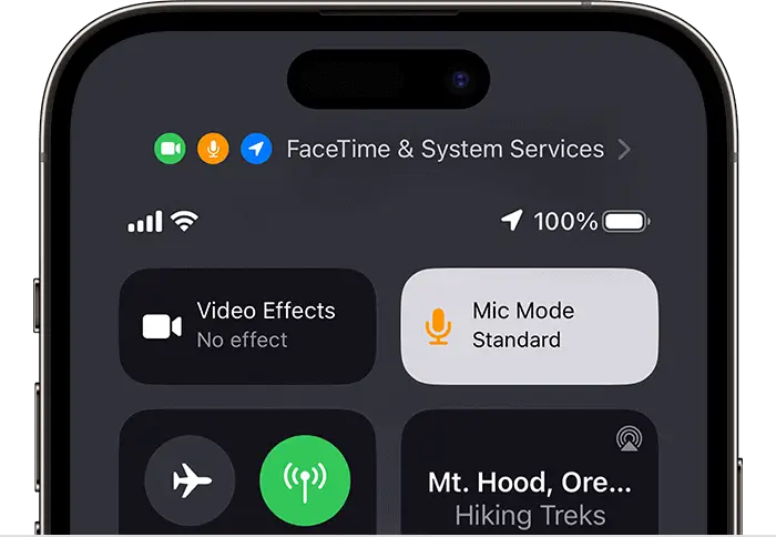 Aktiver stemmeisolering for at løse problemet med lav opkaldslyd på iPhone