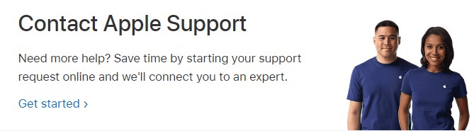 Kontakt Apple Support