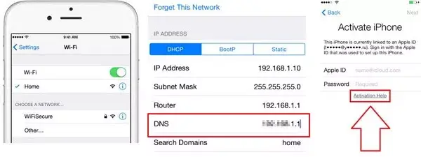 omgå iCloud dns-server