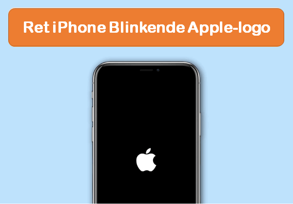 iphone blinkende apple-logo