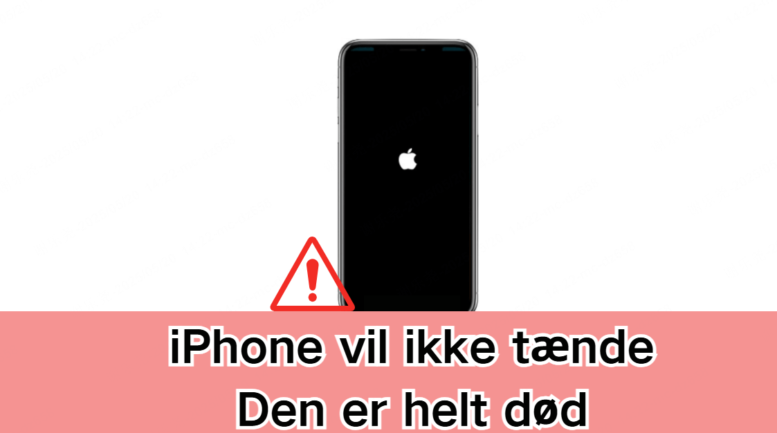 Min iPhone tænder ikke og er helt død