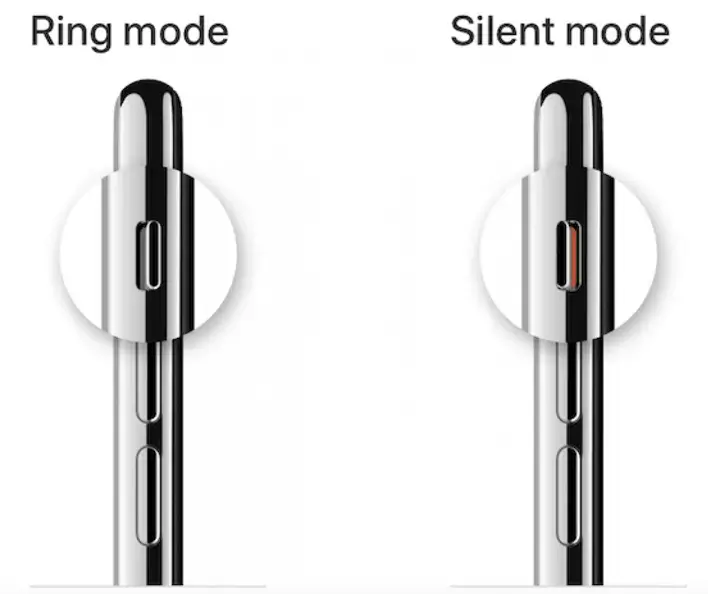 Deaktiver lydløs-knappen for at rette iPhone-alarm lyder ikke