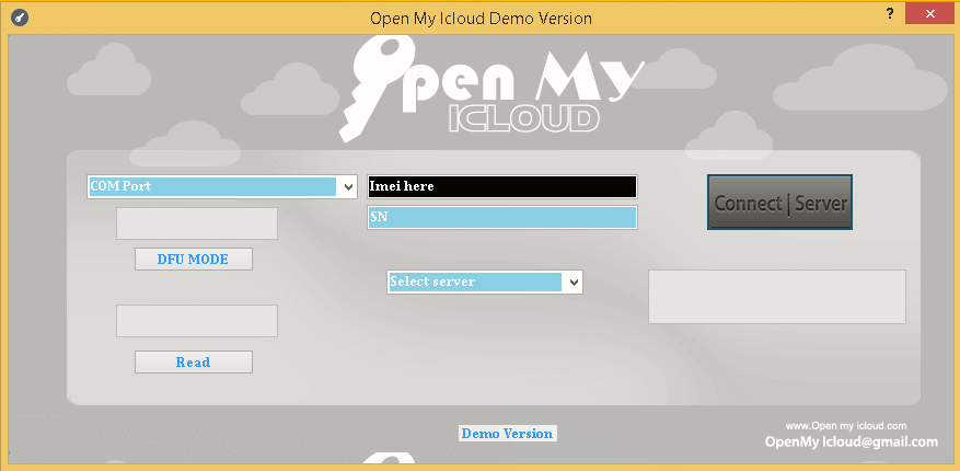 Open My iCloud - Traditionelt program til at fjerne iCloud-lås