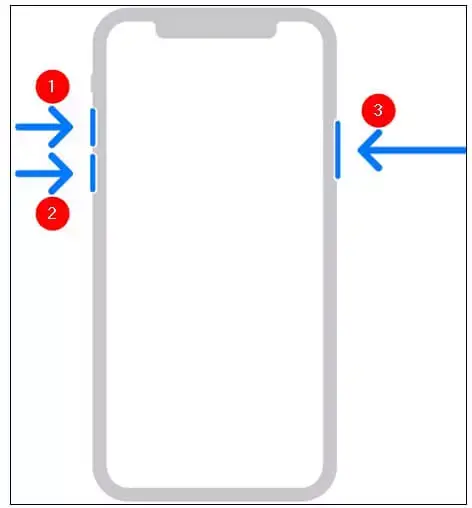 iPhone 8 eller nyere modeller går i gendannelsestilstand