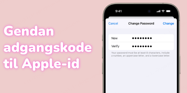 Gendan Apple ID-adgangskode