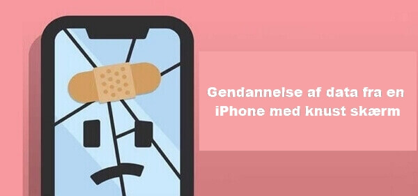 gendannelse af data fra en iPhone med knust skærm