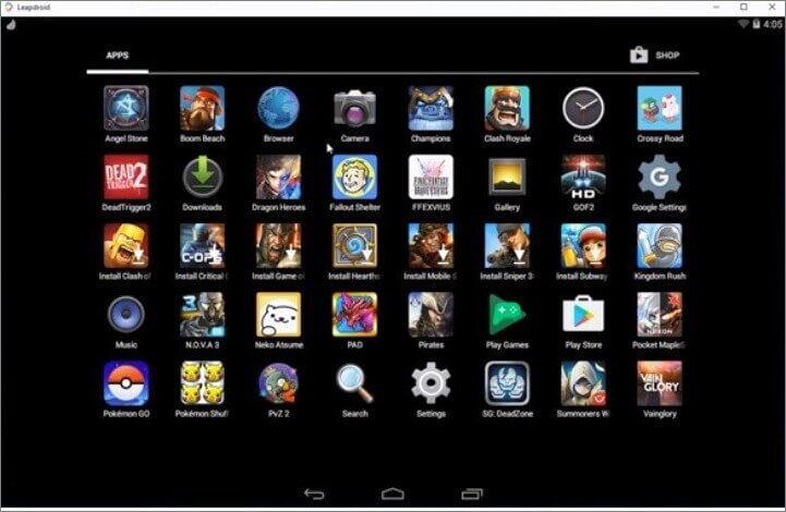 emulador Android leapdroid