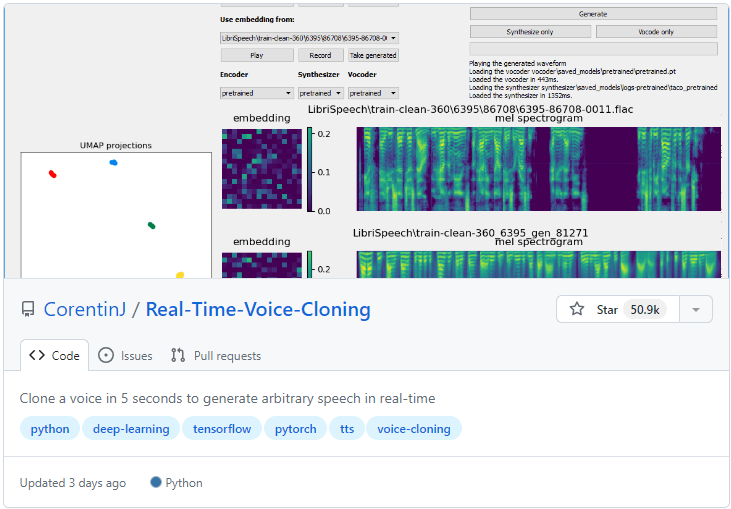 GitHub ai stemme klon