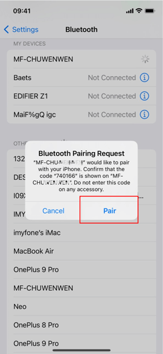 Forbind de to Bluetooth-alternativer