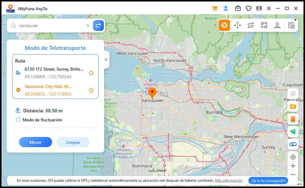 cambiar satisfactoriamente la ubicación GPS de su Android