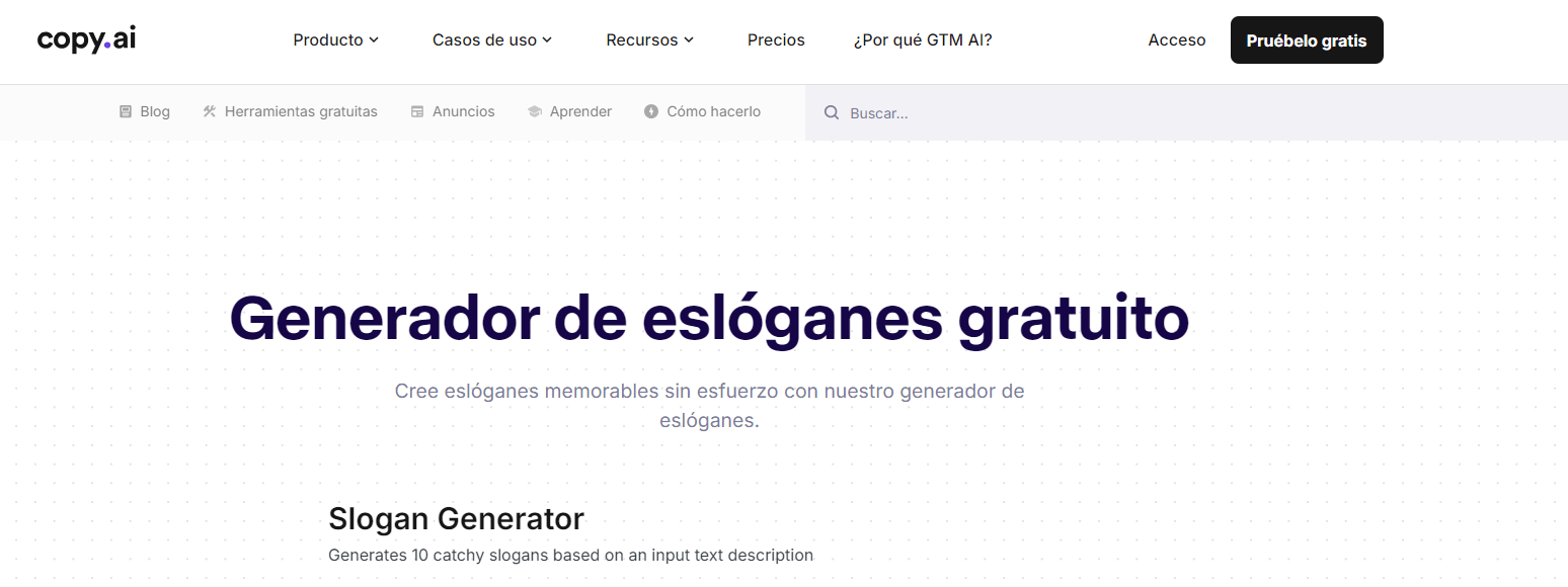 creador de eslogan-Copy.ai