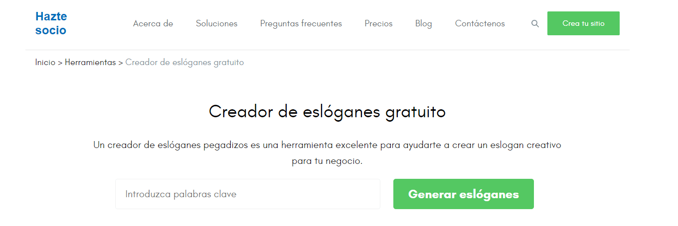 Getsocio Slogan Generator-generador de eslogan