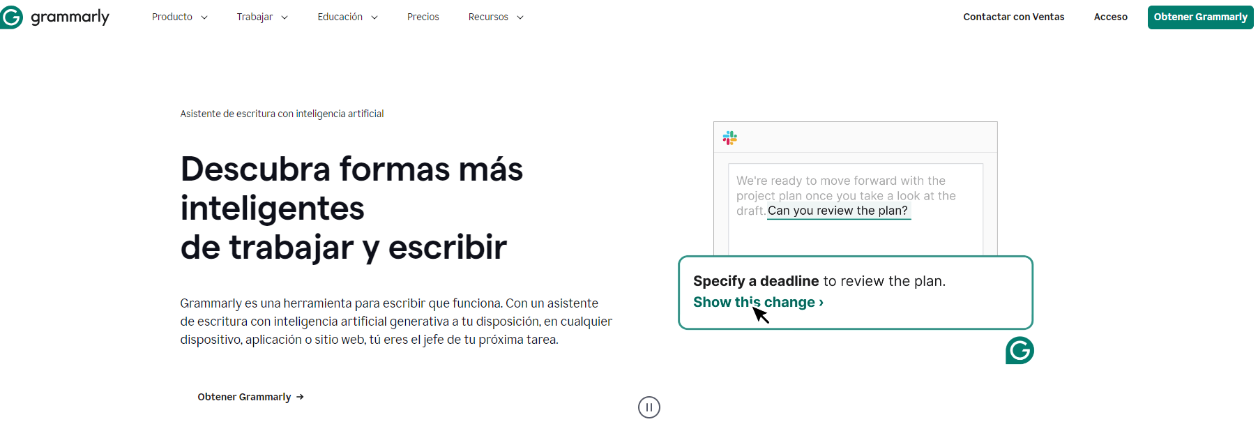 Página para hacer ensayos-Gramaticalmente Go