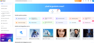Fotor-IA para crear avatar