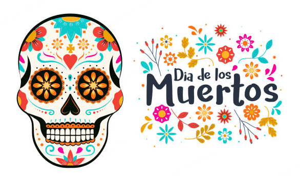 dibujo del Día de los muertos