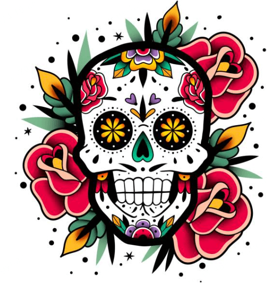 dibujos de Día de Muertos para colorear