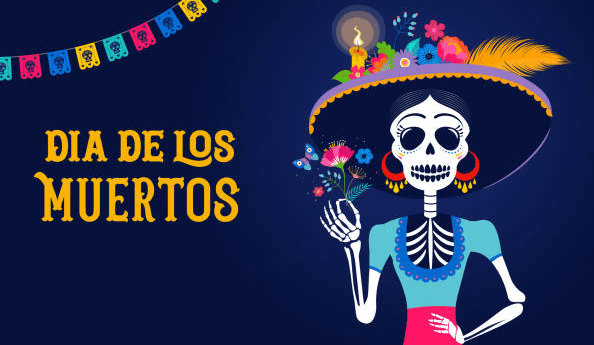 Día de Muertos dibujos