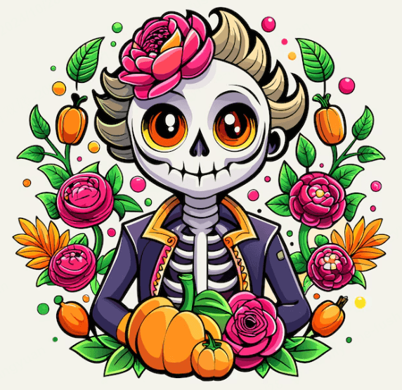 dibujos para el Día de Muertos