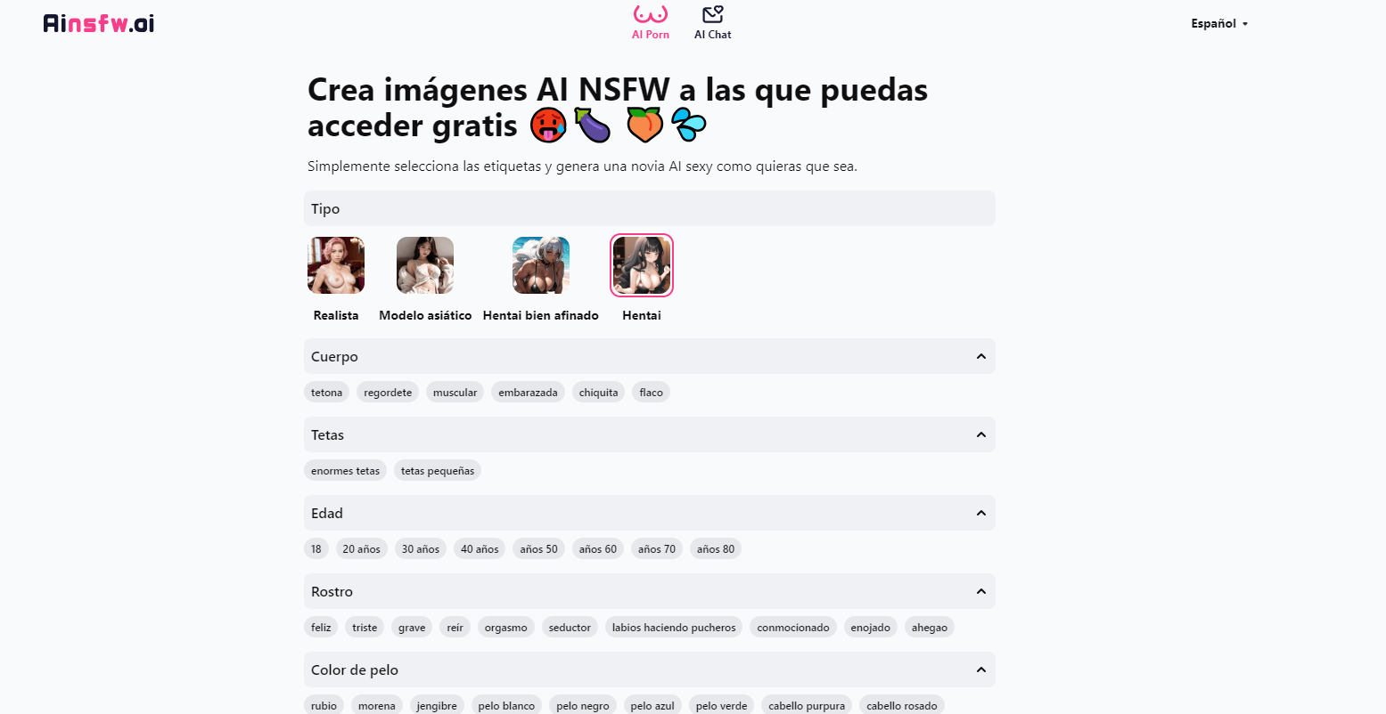 IA generador de imagenes nsfw-Ainsfw.AI