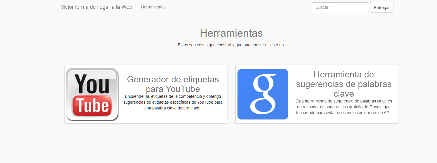 Better Way to Web - generador de tags Youtube