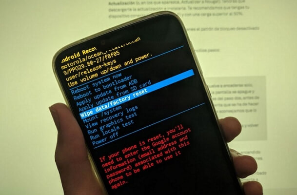 Cómo desbloquear una tableta Android por restablecimiento de fábrica