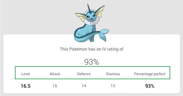 Qué es el IV en Pokémon GO