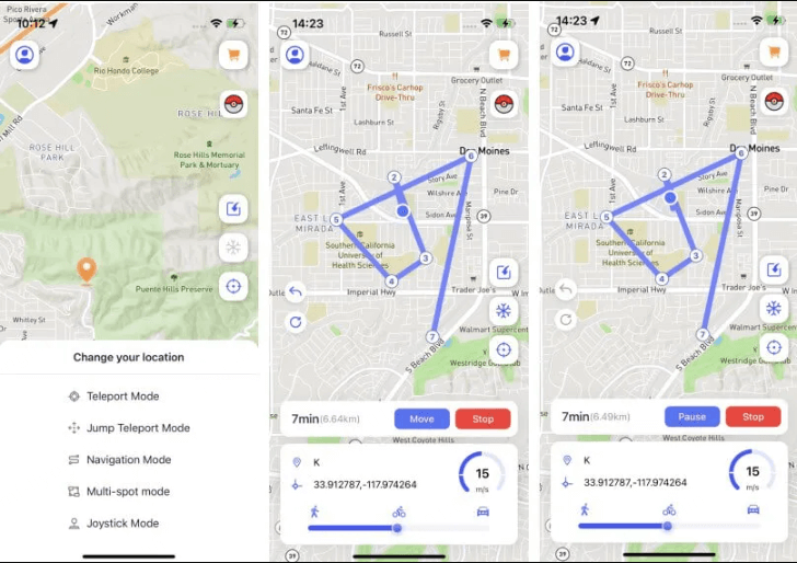 Modo Multi-puntos iGo simulator