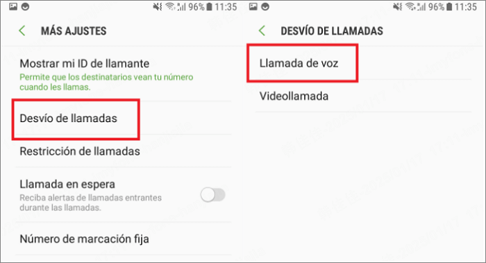 desviar llamadas en iPhone