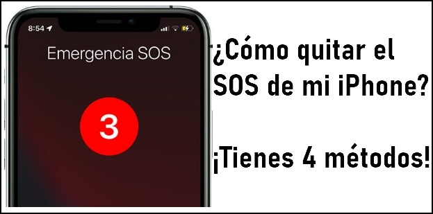 ¿Cómo quitar el SOS de mi iPhone? ¡Tienes 4 métodos!