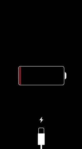 Deje que la batería se agote y se apague el móvil