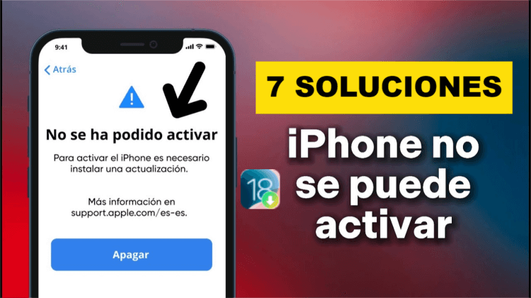 no se pudo activar iPhone