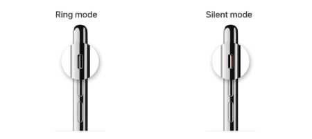Verificar si el modo silencioso está habilitado en iPhone